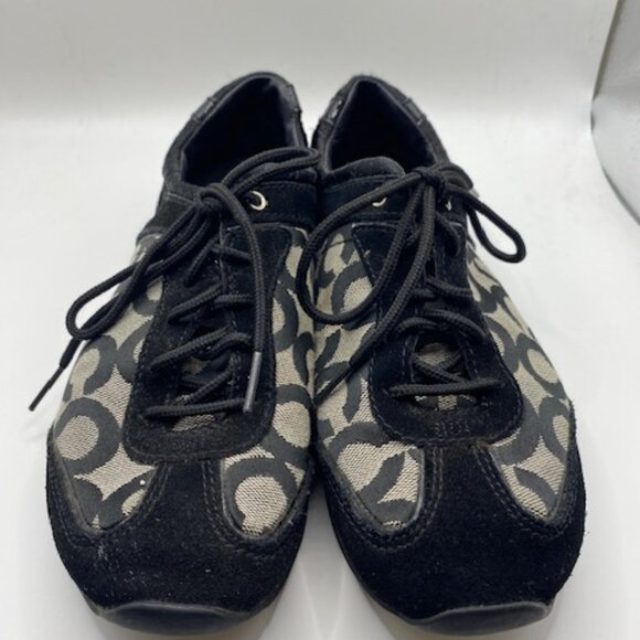 EUC Coach Suede And Canvas Sneakers - Picture 2 of 9